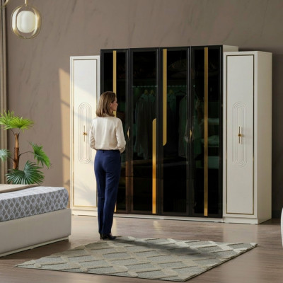 Wardrobe Closets Closet Design Wood Children's Room Modern Furniture New