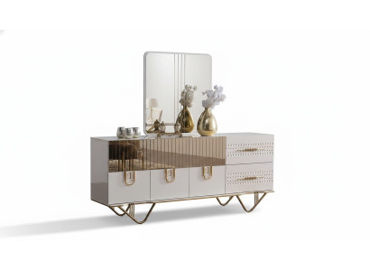 Sideboard Cabinet High Gloss Furniture Wood Luxury Dresser Sideboard
