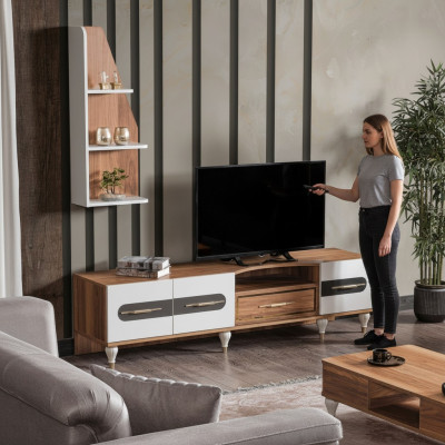 Modern RTV Regal Sideboard Dresser Lowboard Television Stand Cabinet Furniture