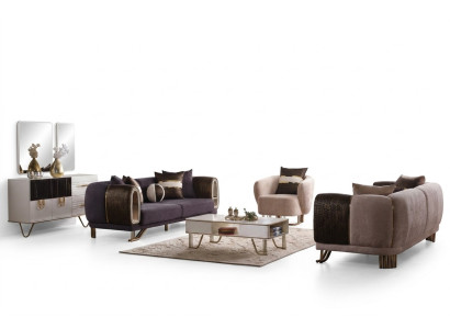 Prestigious 3+3+1 living room suite living room set two sofas and armchair new