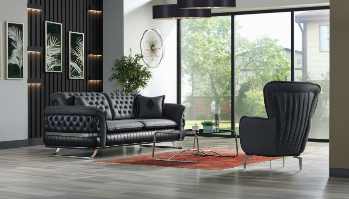 Sofa set 3+1 seater armchair set Chesterfield relax armchair furniture new
