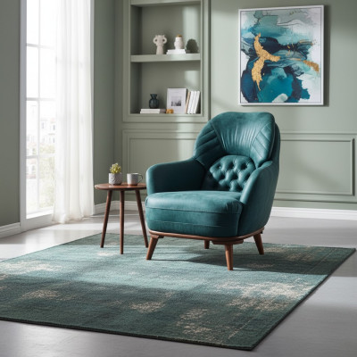 1-seater modern relax armchair Chesterfield modern style luxury new living room armchair