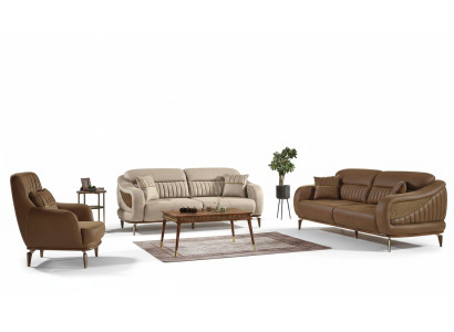 Sofa set 3+3+1 seater modern relaxation armchair modern style 3-piece luxury living room