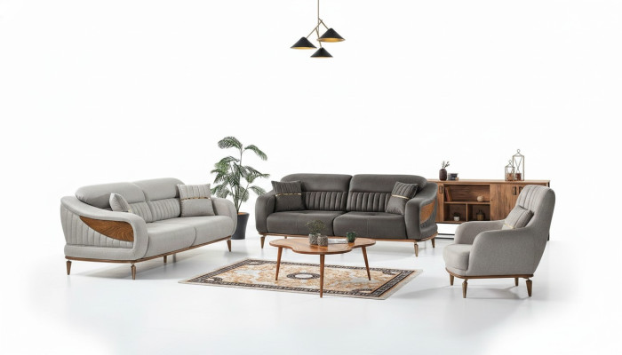 Sofa set 3+3+1 seater modern relax armchair modern style 3-piece luxury living room new