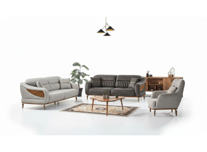 Sofa set 3+3+1 seater modern relax armchair modern style 3-piece luxury living room new