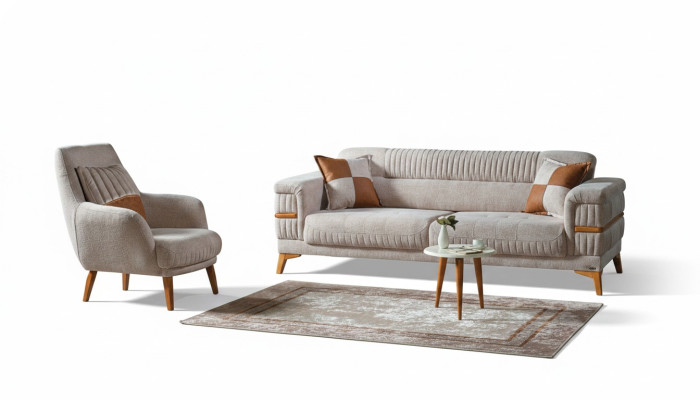 Sofa set 3+1 seater modern recliner chair modern style 2pc luxury living room