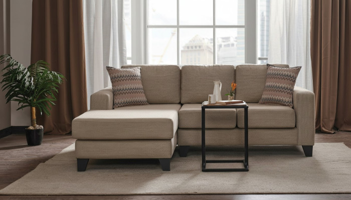 L-shaped sectional sofa textile corner couch sofa upholstery premium couch furniture sofas couches