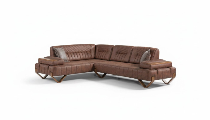 Corner sofa living landscape color brown L-shaped sofa new living room corner sofa luxury new