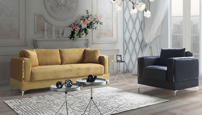 3+1 Seater Sofa Set Modern Relax Armchair Modern Style 2-Piece Luxury New Living Room New