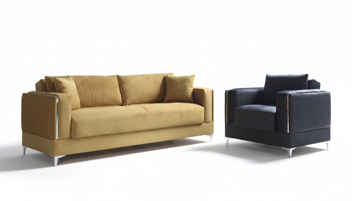 3+1 Seater Sofa Set Modern Relax Armchair Modern Style 2-Piece Luxury New Living Room New