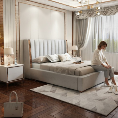 Beds Design Double Modern Hotel Frame Bedroom Luxury Furniture