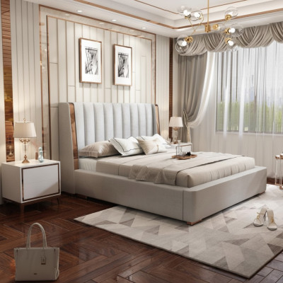 Beds Design Double Modern Hotel Frame Bedroom Luxury Furniture