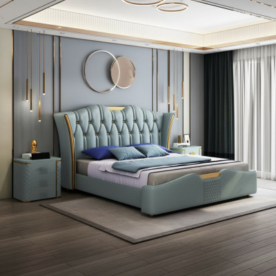 Bed, beds, double, hotel, luxury, stainless steel, modern, designer, bedroom