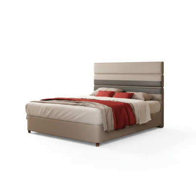 Modern design bed 180x200 faux leather beds double sleeping room hotel