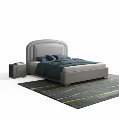 Double bed, bed, wood design, luxury furniture, upholstered bed, designer bed, beds