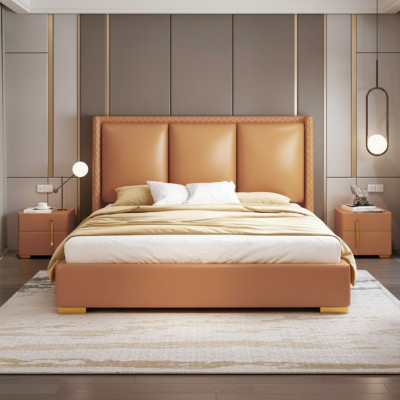 Double bed bedroom bed luxury furniture double bed hotel furnishings