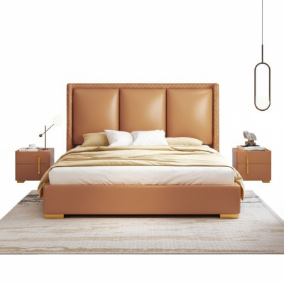 Double bed bedroom bed luxury furniture double bed hotel furnishings