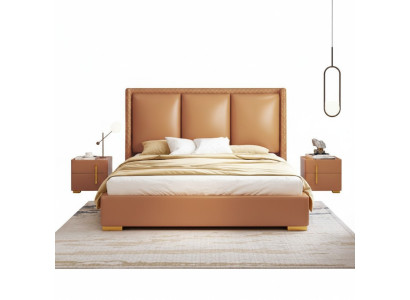 Double bed bedroom bed luxury furniture double bed hotel furnishings