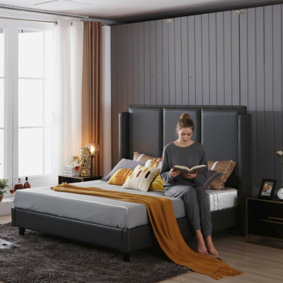Designer double bed hotel luxury bedroom 180x200cm beds