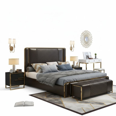 Bed, double bed, beds, furniture, furnishings, bedroom, luxury, design