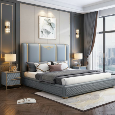 Double bed, luxury wood bed frames, bed frame, furniture design, modern.