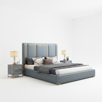 Double bed, luxury wood bed frames, bed frame, furniture design, modern.