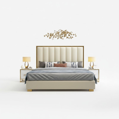 Bed Pillow Design Luxury Double Hotel Beds 180x200cm Bedroom