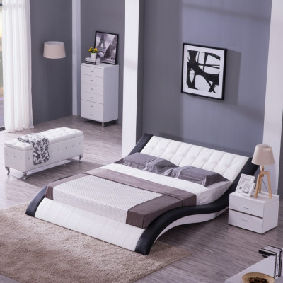 Bed upholstered bed modern double bedroom marriage bed beds
