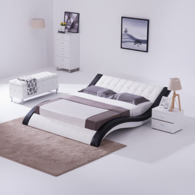 Bed upholstered bed modern double bedroom marriage bed beds