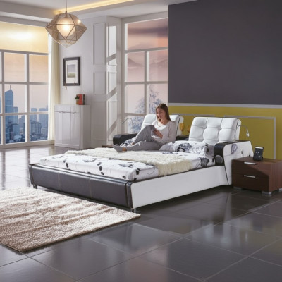 Multifunctional Bed Double Beds Modern Bed Frame Beds 180x200cm