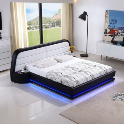 Luxury bedroom bed upholstery design luxury double modern beds