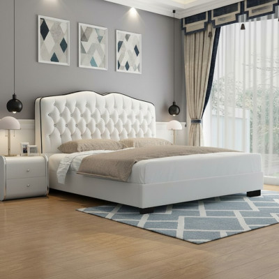 Chesterfield bed upholstered bed double bed beds designer luxury bed new