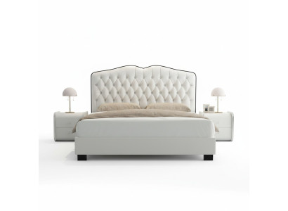 Chesterfield bed upholstered bed double bed beds designer luxury bed new