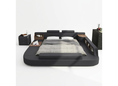 Modern beds hotel multifunction double luxury design bed upholstery