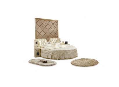 Round bed, round design beds, double luxury hotel frame, sleep room