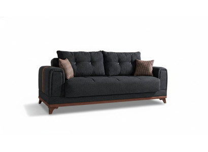 Luxury living room sofa 3-seater relax sofa modern 230 cm luxury black