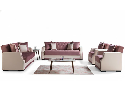 Luxury Sofa Set Complete Couch Sofa Modern Set Living Room Relax 3+2+1+1 New