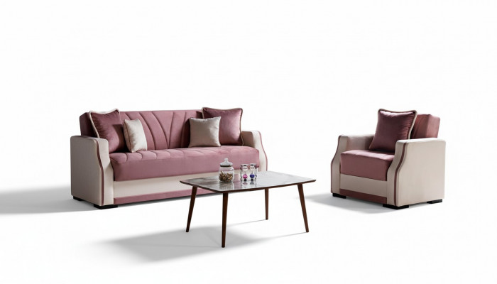 Sofa set 3+1 seater fabric wood sofa 3 seater modern armchair complete set new 3