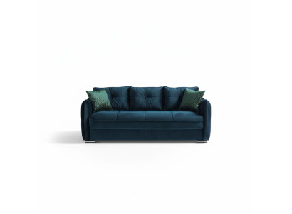Living room sofa 3-seater design style furniture relax sofa 3-seater modern sofas blue new