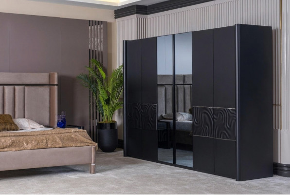 Wardrobe Cabinet Luxurious Bedroom Furniture Cabinets Wood