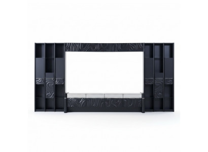 Wall unit TV wall wood modern style shelf living room furniture cabinet RTV TV stand