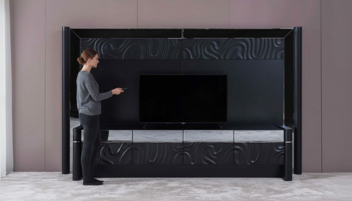 Wood Furniture Modern Living Room Wall Units Designer Living Room Furniture TV Stand Wall Cabinet