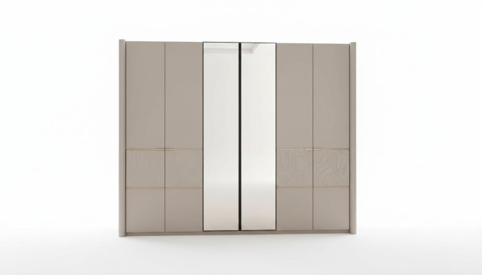 Wardrobe Closet Luxury Bedroom Wardrobes Furniture Taupe Wood