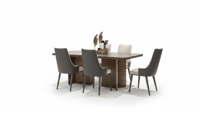Dining Room Set Luxury 6x Chairs Dining Table Dining Group Set Armchairs Modern