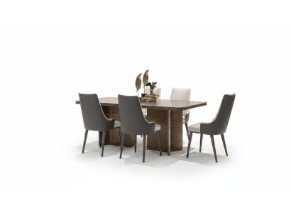 Dining Room Set Luxury 6x Chairs Dining Table Dining Group Set Armchairs Modern