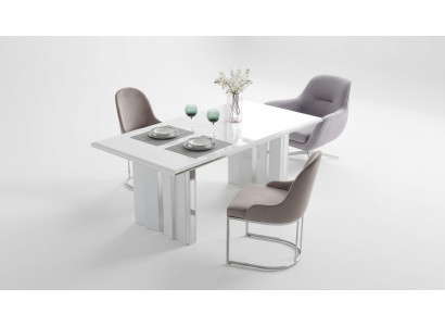 Dining Room Set Luxury 6x Chairs + Dining Table Dining Group Suite Armchairs New Modern
