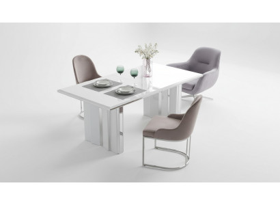 Dining Room Set Luxury 6x Chairs + Dining Table Dining Group Suite Armchairs New Modern