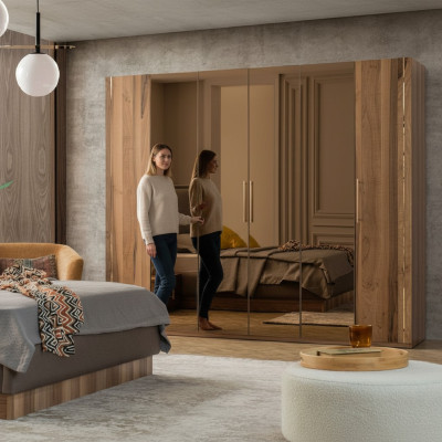 Wardrobe Cabinets Closet Design Wood Bedroom Modern Furniture New