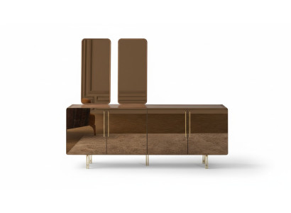 Sideboard with 2x mirror buffet luxury set wooden dresser modern