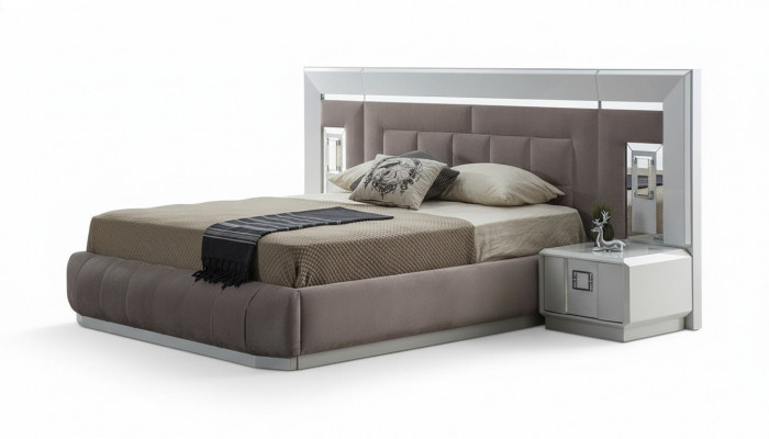 Bedroom Set Luxury Complete Bed 2x Nightstand Modern Furniture 3 Pieces New